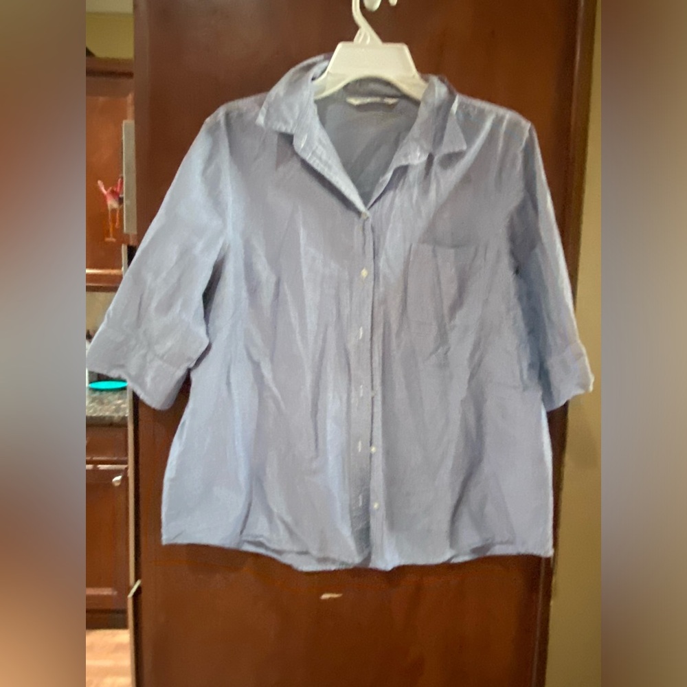 Lee Sky Blue Button Down Shirt